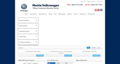 Desktop Screenshot of mattievw.com